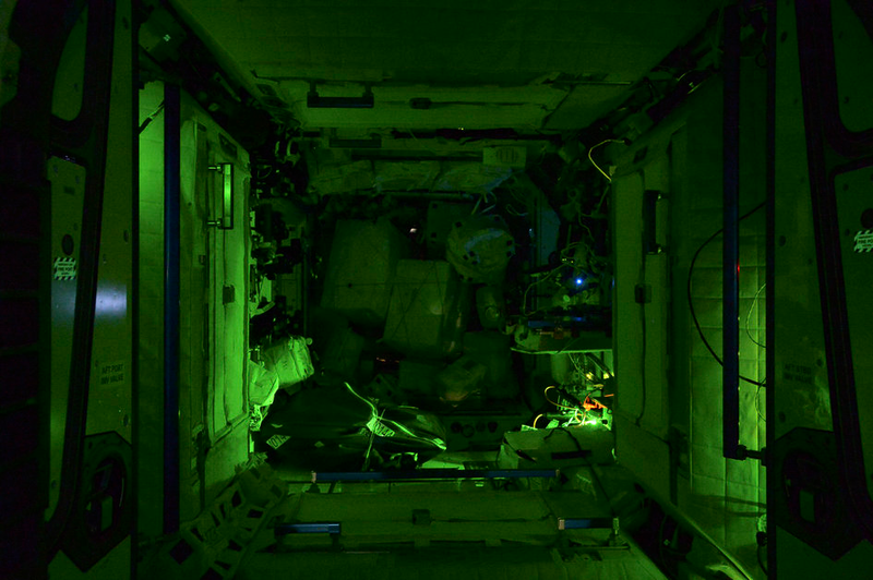 Illustration for article titled The Space Station At Night Just Keeps Getting Creepier